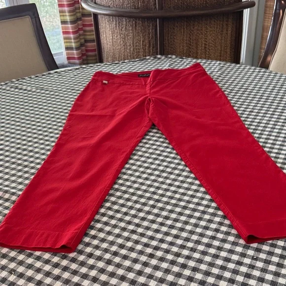 Vibrant Red Pants - Picture 2 of 4